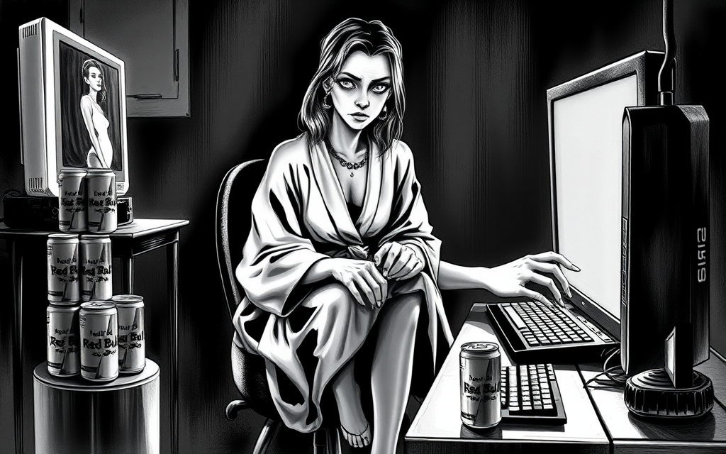 noir-ink illustration