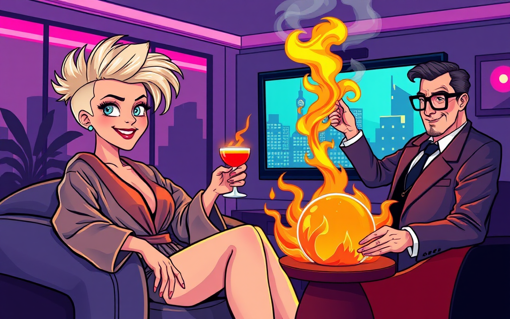 flat-cartoon illustration