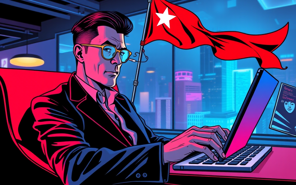 comic-panel illustration