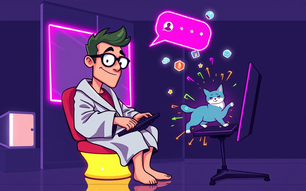 flat-cartoon illustration