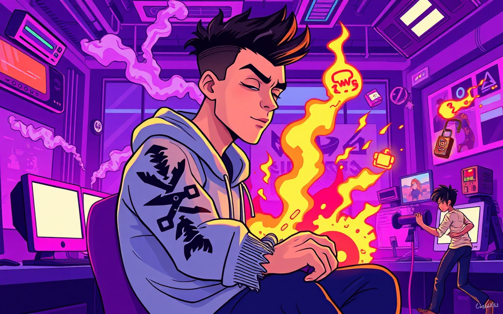 flat-cartoon illustration