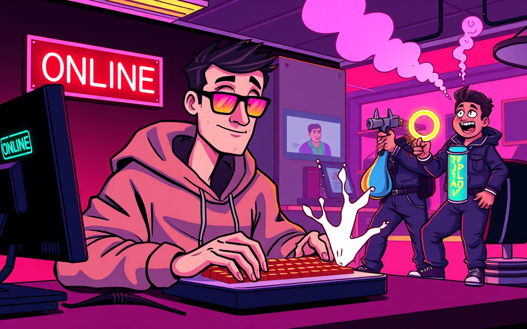 flat-cartoon illustration