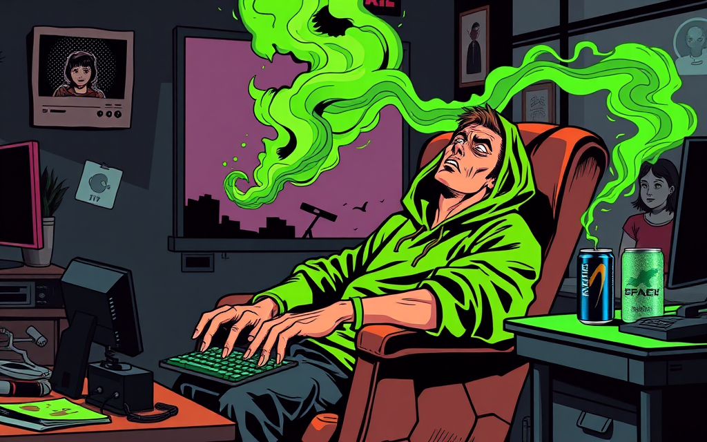 comic-panel illustration