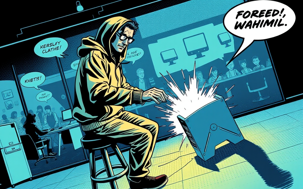 comic-panel illustration