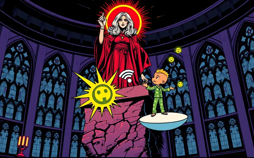 comic-panel illustration
